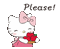 please hello kitty mignon cute kawaii apple - Animovaný GIF zadarmo animovaný GIF