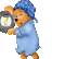 Teddy, Lampe, Winnie Puuh, - GIF animado grátis Gif Animado