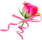 Rose.Bow.White.Pink - png gratuito GIF animata