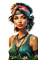 loly33 femme tropical - png gratuito GIF animata