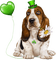 Kaz_Creations St.Patricks Day  Dogs Dog Pup - δωρεάν png κινούμενο GIF