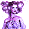 Y.A.M._Fantasy woman girl purple - Бесплатный анимированный гифка анимированный гифка