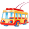 Kaz_Creations Cartoon School Animals Bus - 無料png アニメーションGIF