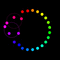 MMarcia gif geométrico colorido fundo - Nemokamas animacinis gif animuotas GIF