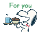 For You.Snoopy.Gif.Victoriabea - GIF animé gratuit GIF animé