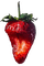 eaten strawberry - png gratis GIF animasi