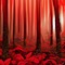 Red Forest Background - png gratuito GIF animata