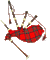 Scottish dance, bagpipes bp - Ingyenes animált GIF animált GIF