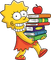 Lisa Simpson - darmowe png animowany gif