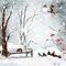 loly33 fond paysage hiver - GIF animé gratuit GIF animé