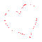 red silver animated heart