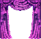 purple curtain glitter - GIF animado grátis Gif Animado