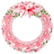 Cluster.Circle.Frame.Flowers.Text.Pink - PNG gratuit GIF animé