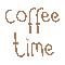 Coffee time.Text.brown.Victoriabea - GIF animado grátis Gif Animado