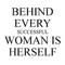 Kaz_Creations Logo Text Behind Every Successful Woman Is Herself - png ฟรี GIF แบบเคลื่อนไหว