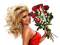 kikkapink summer woman fashion roses - 免费PNG 动画 GIF
