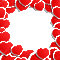 dolceluna glitter animated frame red hearts - Free animated GIF Animated GIF