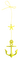 Hanging.Anchor.Yellow - By KittyKatLuv65 - PNG gratuit GIF animé