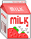 Strawberry Milk - Free animated GIF Animated GIF