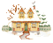 winter hiver house hut maison snow neige - Gratis geanimeerde GIF geanimeerde GIF