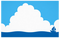 fluffy clouds card - GIF animé gratuit