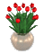 Kaz_Creations  Animated  Flowers Plant Vase