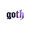 purple goth - Zdarma animovaný GIF animovaný GIF