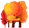 Fall Trees - Darmowy animowany GIF animowany gif