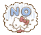 Hello kitty no cute mignon kawaii gif sticker - 無料のアニメーション GIF アニメーションGIF
