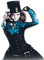 soave woman steampunk blue brown - png gratuito GIF animata
