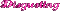 Disgusting pink glitter text - GIF animado grátis Gif Animado