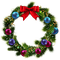 Christmas wreath - zdarma png animovaný GIF