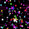 black bg colorful flying stars gif - GIF เคลื่อนไหวฟรี GIF แบบเคลื่อนไหว