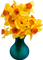 нарциссы в вазе - безплатен png анимиран GIF
