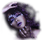 Kaz_Creations Woman Femme Purple Hair