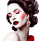 kikkapink woman makeup - nemokama png animuotas GIF