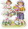 soave children friends couple victorian vintage - Free PNG Animated GIF