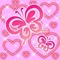 pink butterfly bg 2 - GIF animé gratuit
