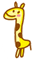 girafe - GIF animado grátis Gif Animado