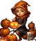 halloween, witch, herbst, autumn, automne - png gratuito GIF animata