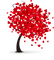 red,arbre,coeur,Saint Valentin, Pelageya - PNG gratuit GIF animé