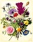 Flowers, vintage - GIF animé gratuit