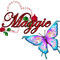 Magic glitter with butterfly - Безплатен анимиран GIF анимиран GIF