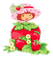 charlotte aux fraises  stawberry shortcake - PNG gratuit GIF animé
