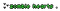 zombie hearts green pixel text - PNG gratuit GIF animé