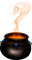 Cauldron.Black.Blue.Orange - bezmaksas png animēts GIF