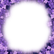 Purple Flowers Frame - By KittyKatLuv65 - PNG gratuit GIF animé