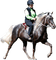 Kaz_Creations Woman Femme On Horse 🐴 - gratis png animeret GIF