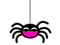 Pink Spider Halloween - Безплатен анимиран GIF анимиран GIF