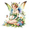 springtimes spring fairy girl woman fantasy - GIF animé gratuit
